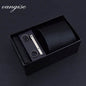 8cm Wide Tie Sets Black/blue/red Men's Neck Tie Hankerchiefs Cufflinks 24 Colours Silk Handmade