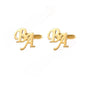 DIY custom French men's cufflinks with English letters cufflinks