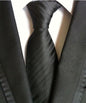 Neckties Classic Men's Stripe Yellow Navy Blue Wedding Ties Jacquard Woven 100% Silk Men Solid Tie Polka Dots Neck Ties