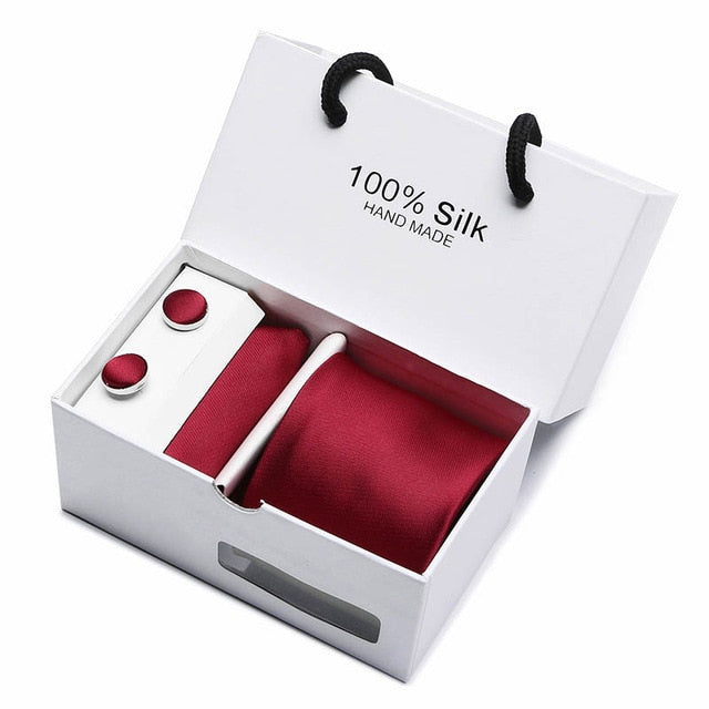 Plaid Men Ties Set Extra Long Size 145cm*8cm Necktie navy blue Paisley Silk Jacquard Woven Neck Tie Suit Wedding Party