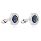 New Austrian crystal cuff link with diamond sleeve nail French Fried Dough Twists sleeve nail cufflinks