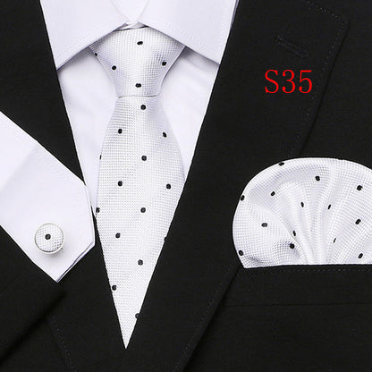 Paisley Series European And American Fashion Tie Three-piece Suit