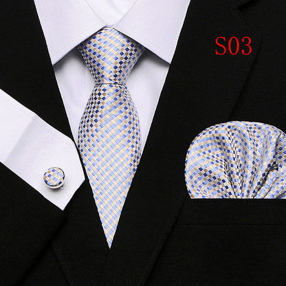 Paisley Series European And American Fashion Tie Three-piece Suit